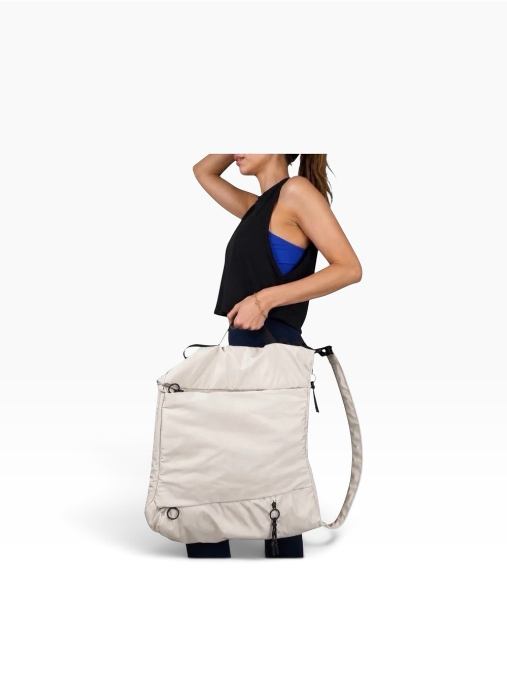 Free People No Time Zones Carryall Purse Tote $98 NWT - Picture 2 of 5
